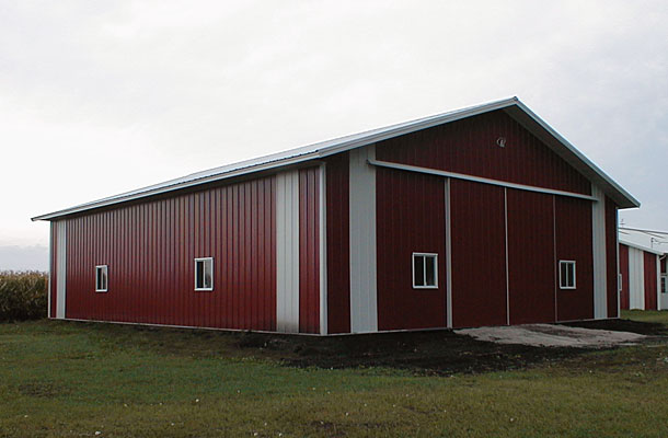 Utica IL, Grain and Crop Storage, Ivan Hovden, Lester Buildings