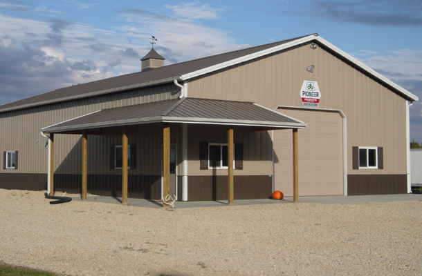 Junction City, MO, seed storage, K-Construction Inc., Lester Buildings