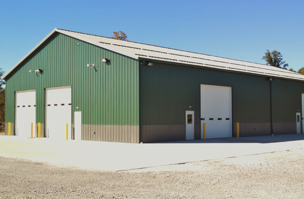 Southington, OH, Lined and insulated storage building, Witmer's Inc., Lester Buildings