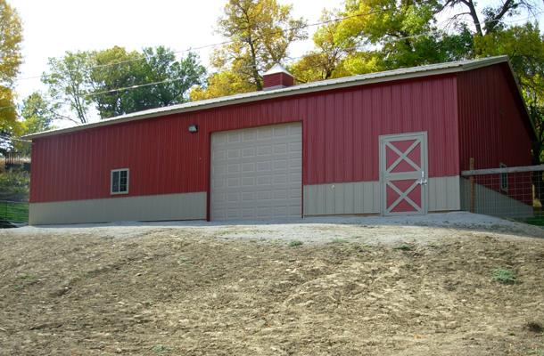 Sioux City, MN, Horse Stable, Hoksbergen and DeStigter Construction Inc., Lester Buildings