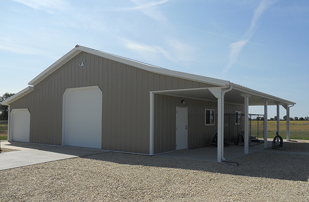 Newton, KS, Suburban Hobby, storage, garage, Prairie Building Systems, Inc., Lester Buildings