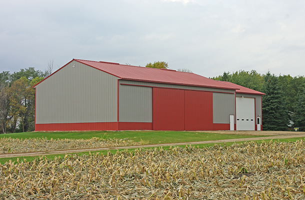 Lake Lillian MN, Ag Shop and Ag Storage, Ron Foust, Lester Buildings