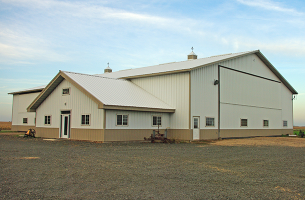 Hector MN, Ag Storage and Office, Ron Foust, Lester Buildings
