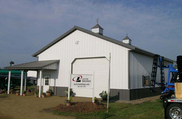 Morgan, MN, Farmfest Show Building, Ron Foust, Lester Buildings