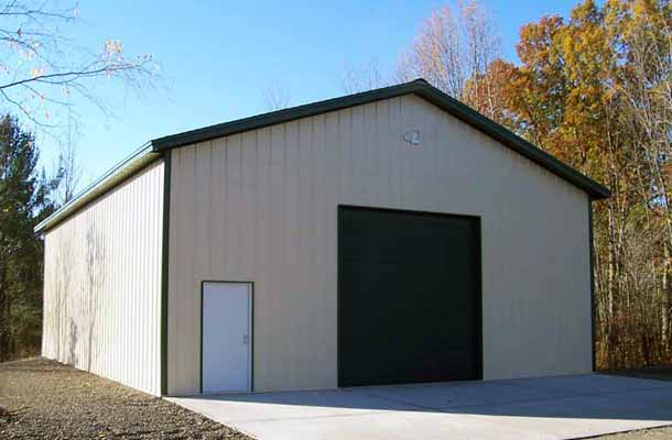 Warren MI, Garage and Hobby Shop, Miller Construction & Equipment Inc., Lester Buildings