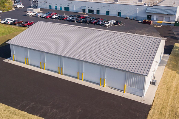 Urbana OH, County Vehicle Storage, Howell Buildings Company, Lester Buildings, Metal Roof, Eclipse Roof System