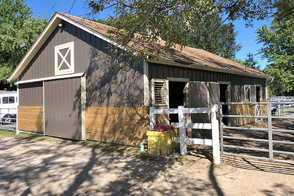 Barrington IL, Equestrian Stall Barn, Dan Hogan, Lester Buildings