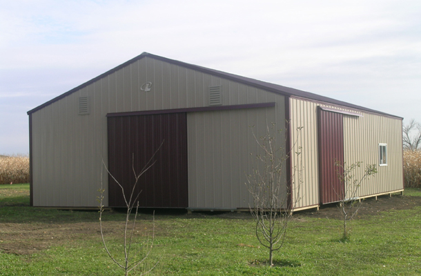 New Auburn MN, Garage, Ron Foust, Lester Buildings