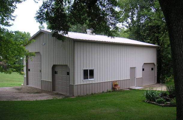 Iowa Falls IA, Garage, K-Van Construction Company Inc., Lester Buildings