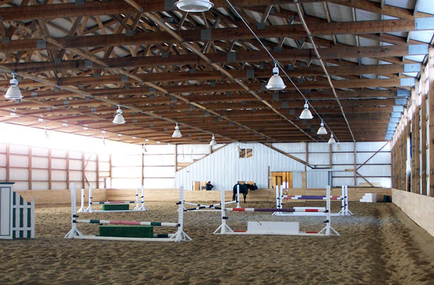 Woodstock IL, Stable and Arena, Ivan Hovden, Lester Buildings