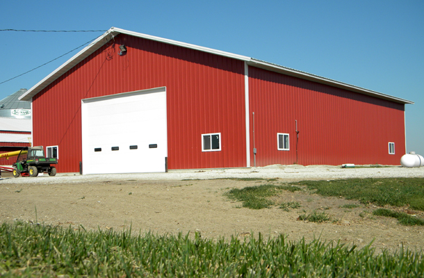 Columbus Junction, IA, Ag Shop and Storage, Eastern Iowa Building Inc., Lester Buildings