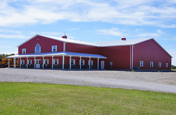 Tiffin, OH, Warehouse and Office, Anstead Construction LLC, Lester Buildings