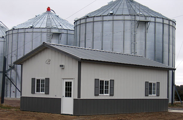 Montevideo MN, Grain and Crop Storage, Daryl Delzer, Lester Buildings
