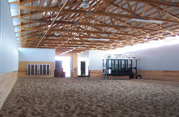 Grand Island NE, Stable and arena, Neville Construction LLC, Lester Buildings