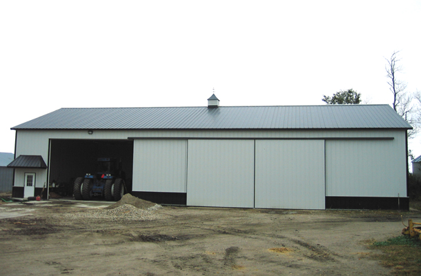 Raymond, MN, ag storage and shop, Daryl Delzer, Lester Buildings
