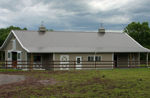 Ottsville PA, stable, M&S Building Systems, Lester Buildings