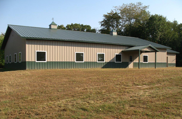 Geneseo, IL, Commercial building for Geneseo Humane Society.  Bob Johnson Construction Inc., Lester Buildings