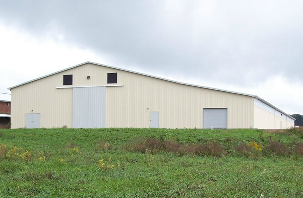Reedsville WV, Livestock Building, Lee Reger Builds Inc., Lester Buildings