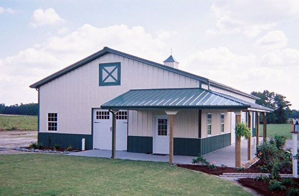 Edenton NC, Garage and Hobby Shop, M.G. Smith Building Co. Inc., Lester Buildings