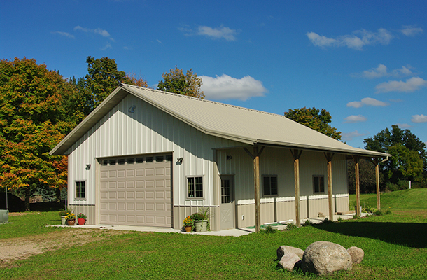 Lester Prairie, Garage, Ron Foust, Lester Buildings