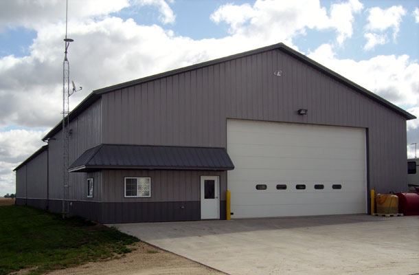 Conrad IA, Ag Storage and Shop, K-Van Construction Company Inc., Lester Buildings