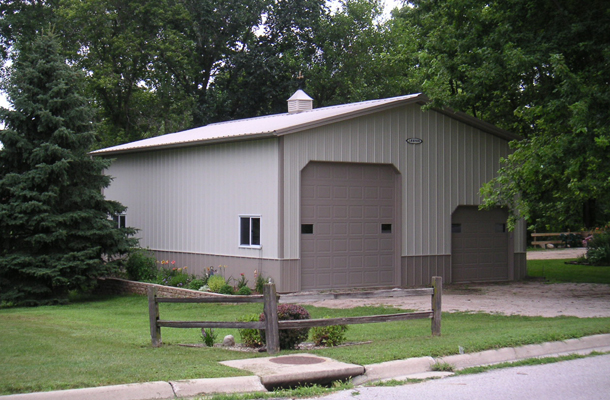 Iowa Falls IA, Garage, K-Van Construction Company Inc., Lester Buildings