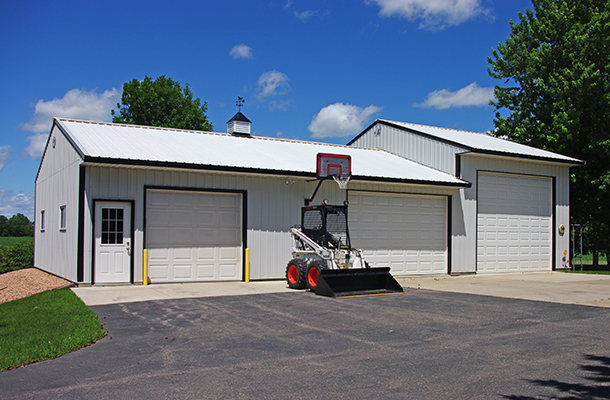 Norwood MN, Garage and Hobby Shop, Ron Foust, Lester Buildings