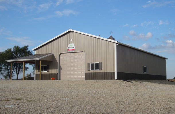 Junction City, MO, seed storage, K-Construction Inc., Lester Buildings