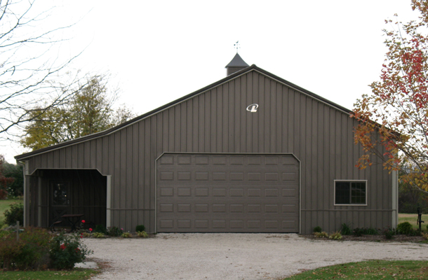 Plano, IL, Garage, Hobby Shop, Ivan Hovden, Lester Buildings