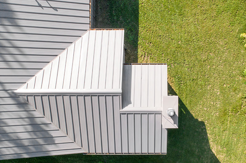 Aerial Image of Gray Eclipse Roof System
