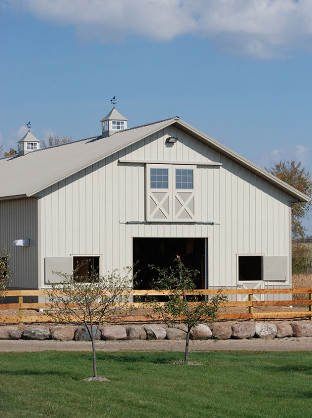 equestrian pole building